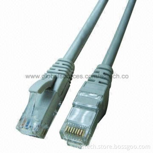 UTP Cat6A Patch Cable Molded in PVC UL Mar, Available in Various Colors and Lengths